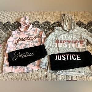 Girls Justice hoodie/leggings set